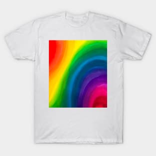 Somewhere Over the Rainbow Gouache 3 T-Shirt